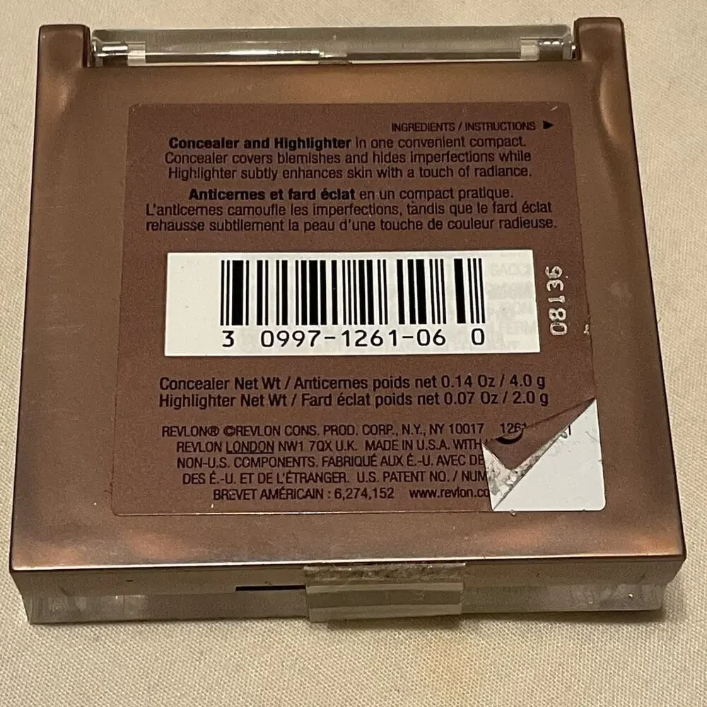 Revlon Beyond Natural Concealer & Highlighter 320 Medium New